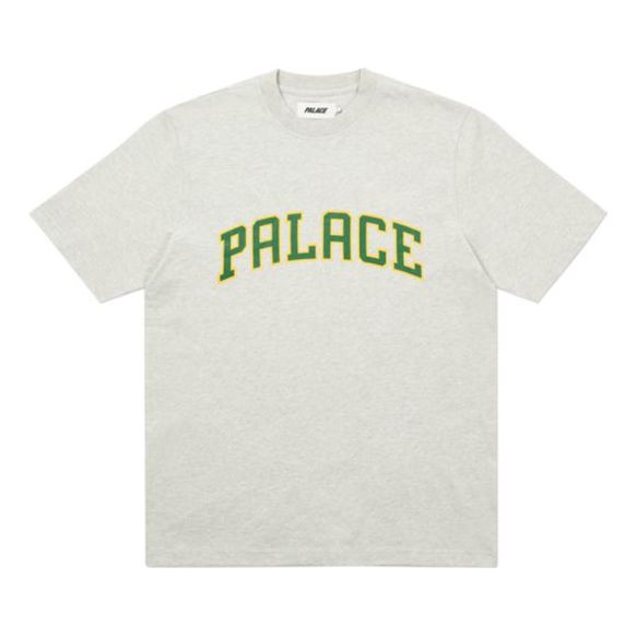PALACE Alphabet Logo Round Neck Short Sleeve Unisex Gray PAL-FW20-263