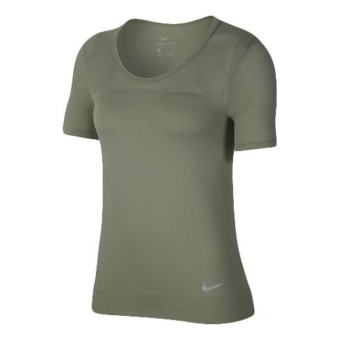 (WMNS) Nike Training Running Short Sleeve Green BQ9552-371