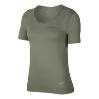 (WMNS) Nike Training Running Short Sleeve Green BQ9552-371