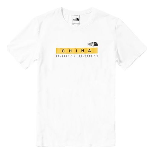 Men's THE NORTH FACE Quick Dry Short Sleeve Version White 4UCP-FN4