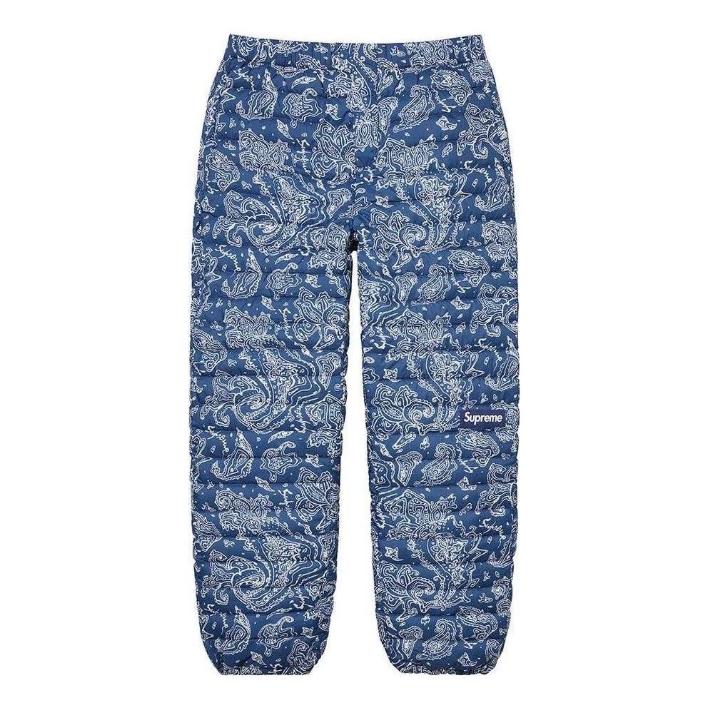 Supreme Micro Down Pants 'Blue White' SUP-FW22-452