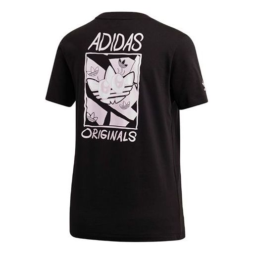 (WMNS) adidas originals Graphic Tee For Black GK3669