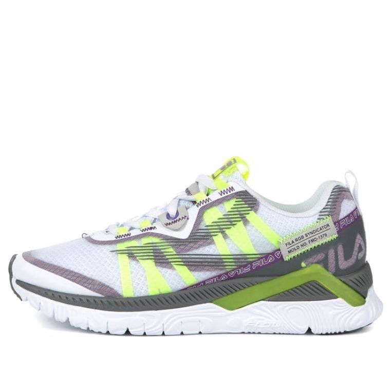 FILA Advanced Series Low White/Green/Purple 1RM01340_800