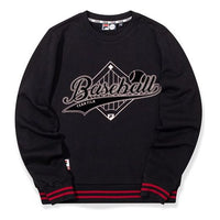 (WMNS) FILA FUSION Casual Sports Pullover Black Hoodie T11W032212F-BK