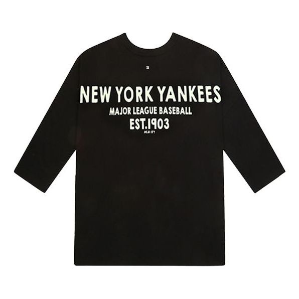 MLB Back Alphabet Printing 7 Sleeve Black 31TSW1031-50L