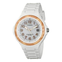 CASIO Minimalistic Fashion Mineral Glass Solar Energy Movement Unisex Watch Solar Powered Unisex Mens White Analog LX-S700H-7B3