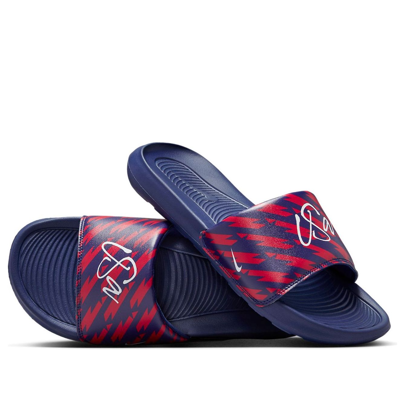 (WMNS) Nike Victori One Slides 'Loyal Blue Speed Red' FD2366-400