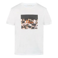 DIOR Portrait Print Crewneck For Men White 733J603WI114-089