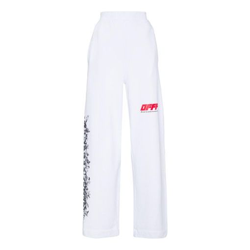 Off-White Graffiti Long Pants Unisex White OWCH002S180031240120