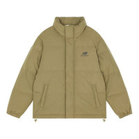 New Balance Logo Winter Down Jacket Asia Sizing 'Olive Green' AMJ13337-OV
