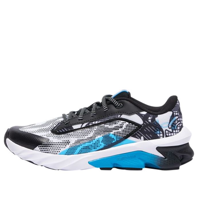 (GS) Under Armour Charged Scramjet 4 Low-Top Black/Blue 3024744-100