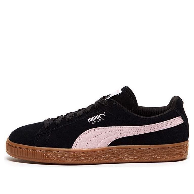 (WMNS) PUMA Suede Classic Sneakers Black 355462-86
