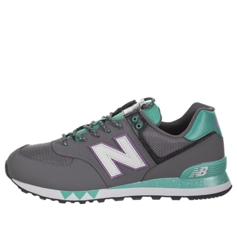 New Balance 574 Low-Top Grey/Green ML574FT