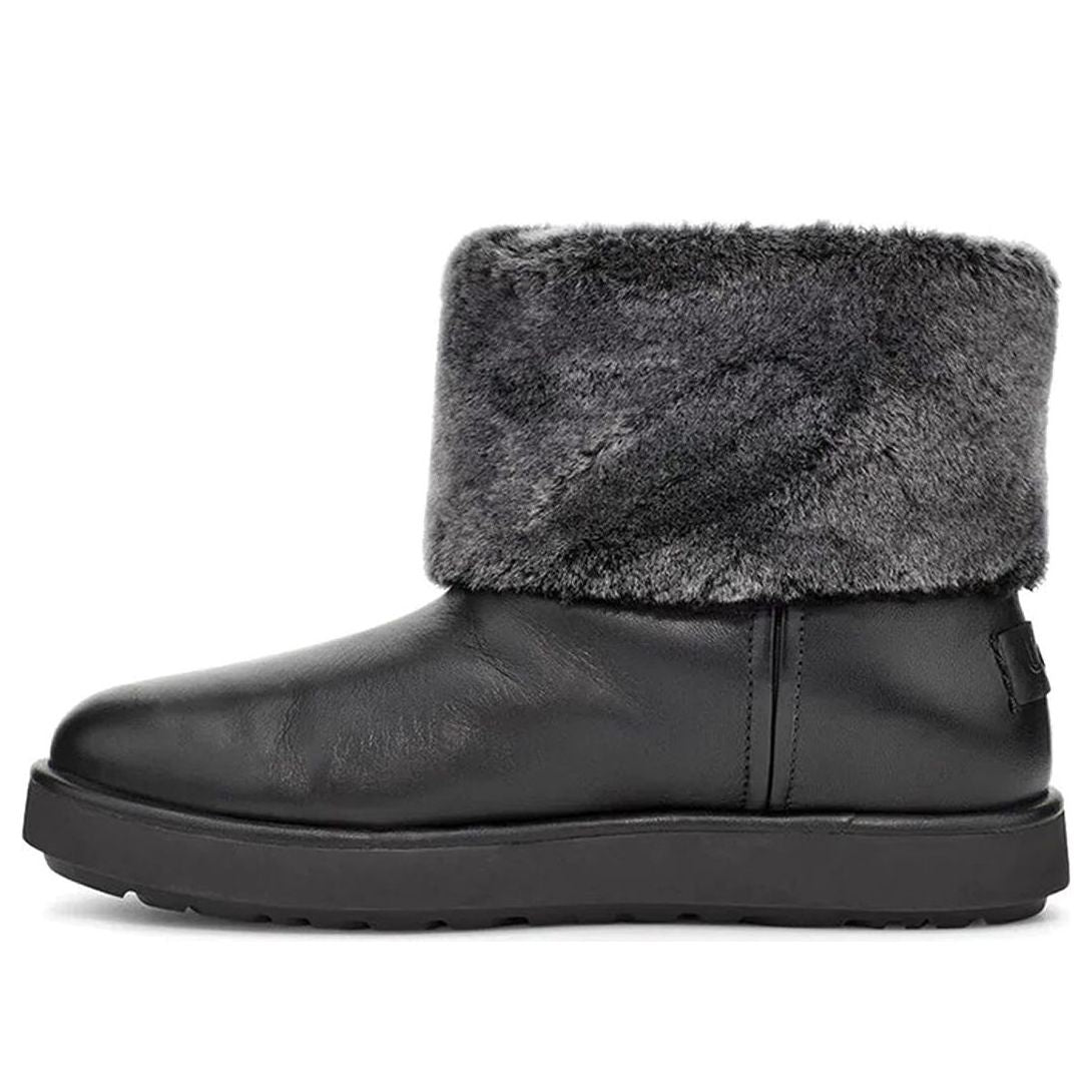 (WMNS) UGG Classic Berge Mini 'Black' 1107089-BLK