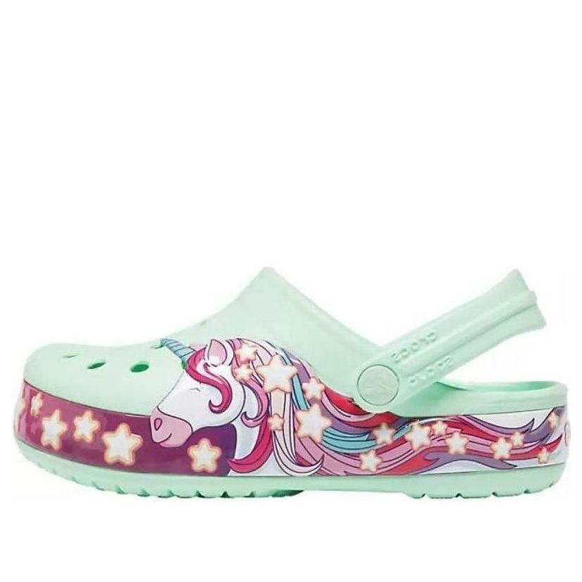 (GS) Crocs Crocband Unicorn Clogs 'Green Red' 206270-3TI