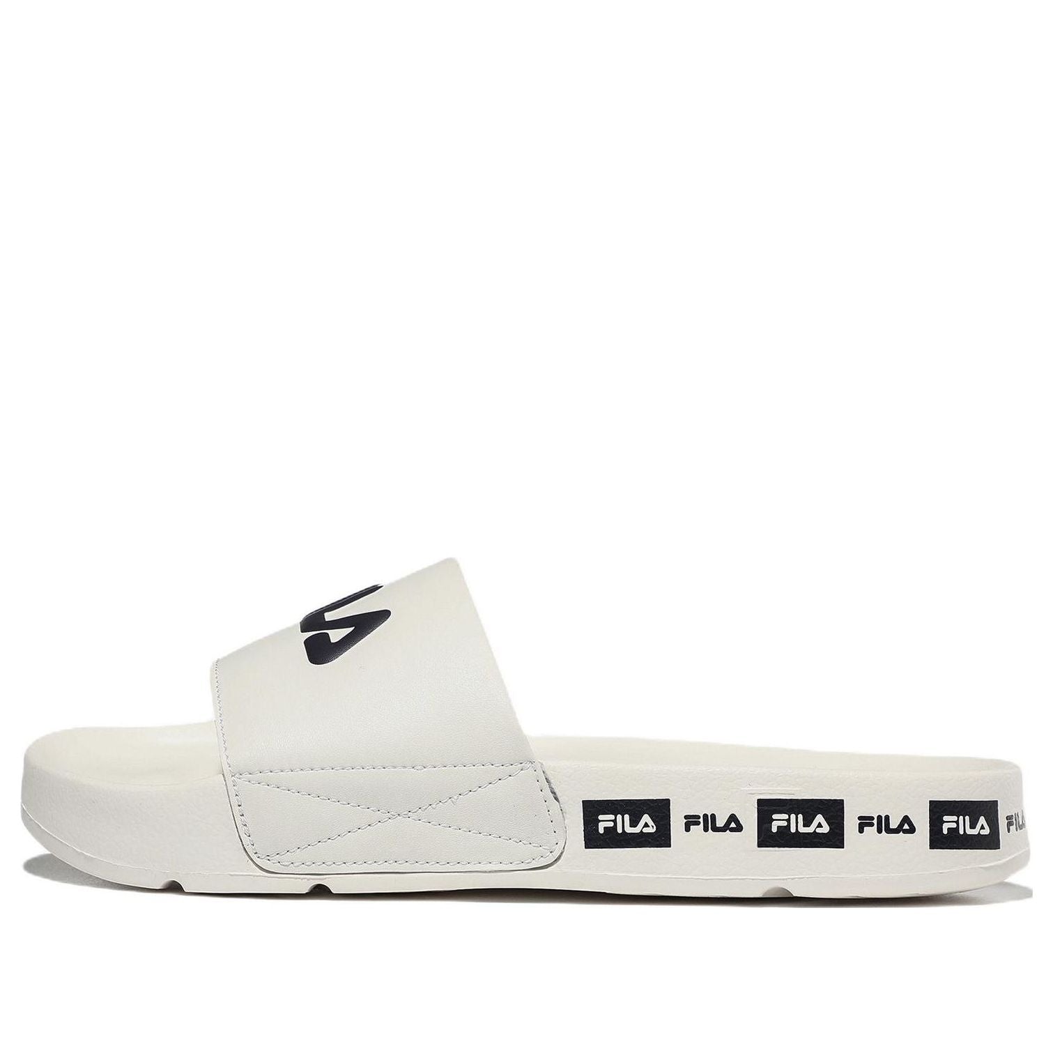 FILA Sports Slippers Unisex White Black Korean Version 'White Black' 1SM01591E_920