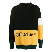 Off-White Colorblock Alphabet Knit Black OMHE048E20KNI0011018