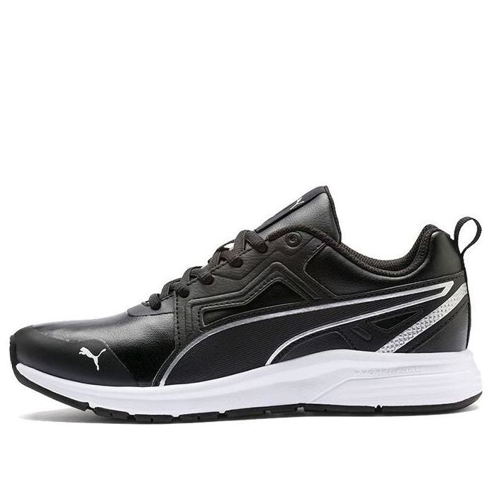 (GS) PUMA Pure Jogger Running Shoes Black/White 370665-01