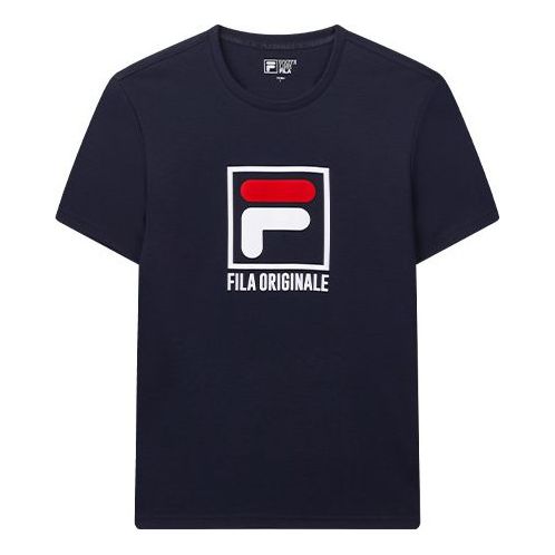 Men's FILA Sports Tops Short Sleeve T-Shirt Blue F11M828106F-NV