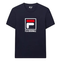 Men's FILA Sports Tops Short Sleeve T-Shirt Blue F11M828106F-NV