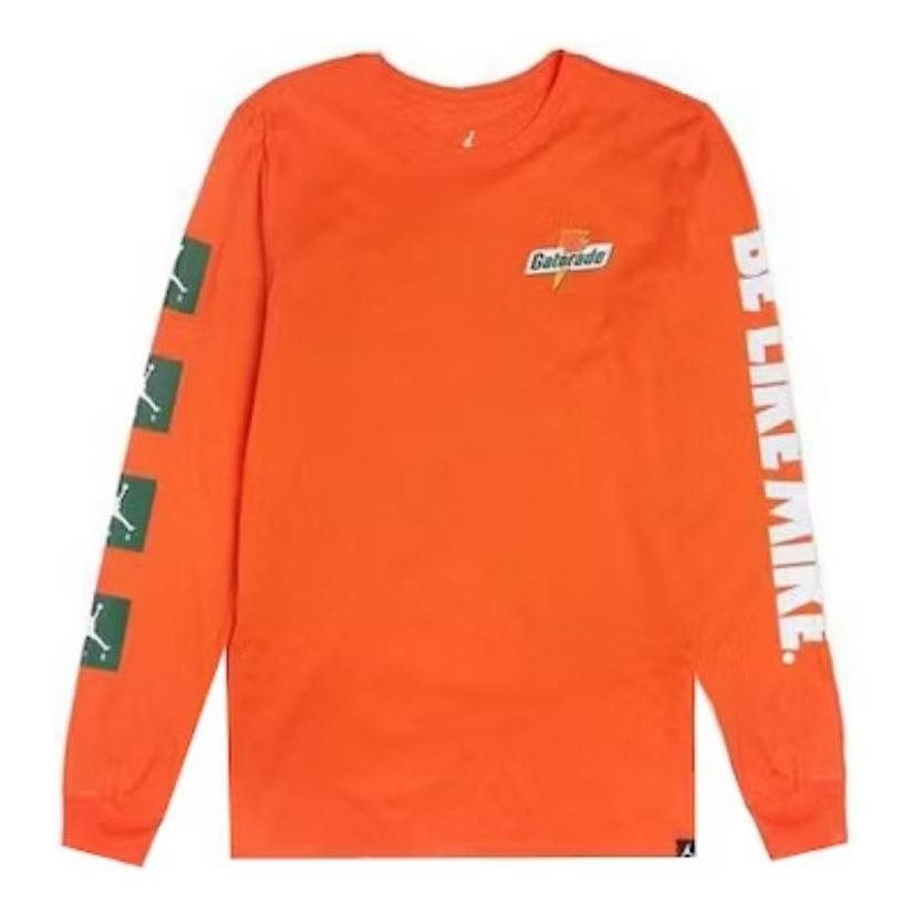 Air Jordan Sportswear Be Like Mike Tee 'Orange' AJ1167-819