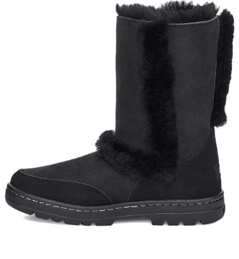 (WMNS) UGG Sundance Short II Revival Black 5343O-BLK