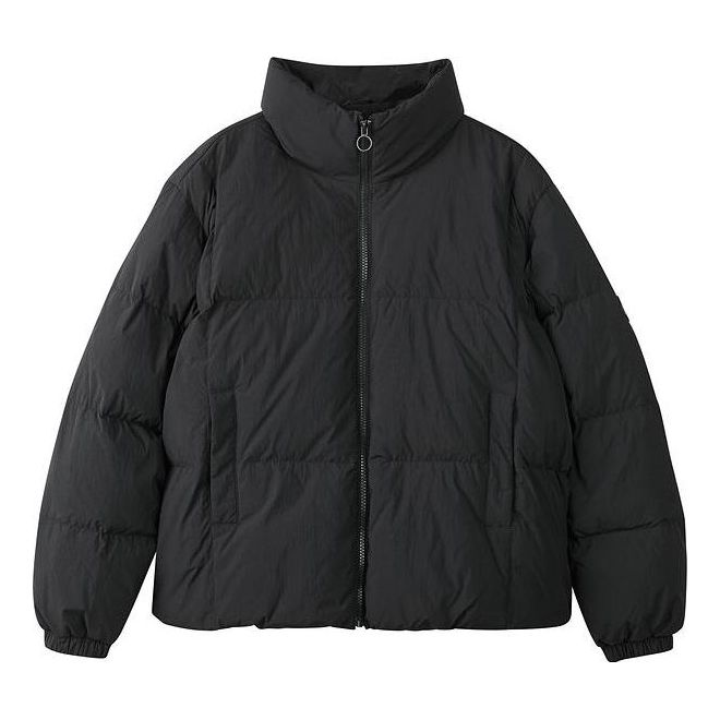 (WMNS) Skechers Lifestyle Series Short Down Jacket 'Black' L423W095-0018