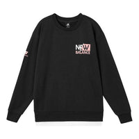 New Balance Men's New Balance Alphabet Printing Round Neck Sports Pullover Black AMT11314-BK