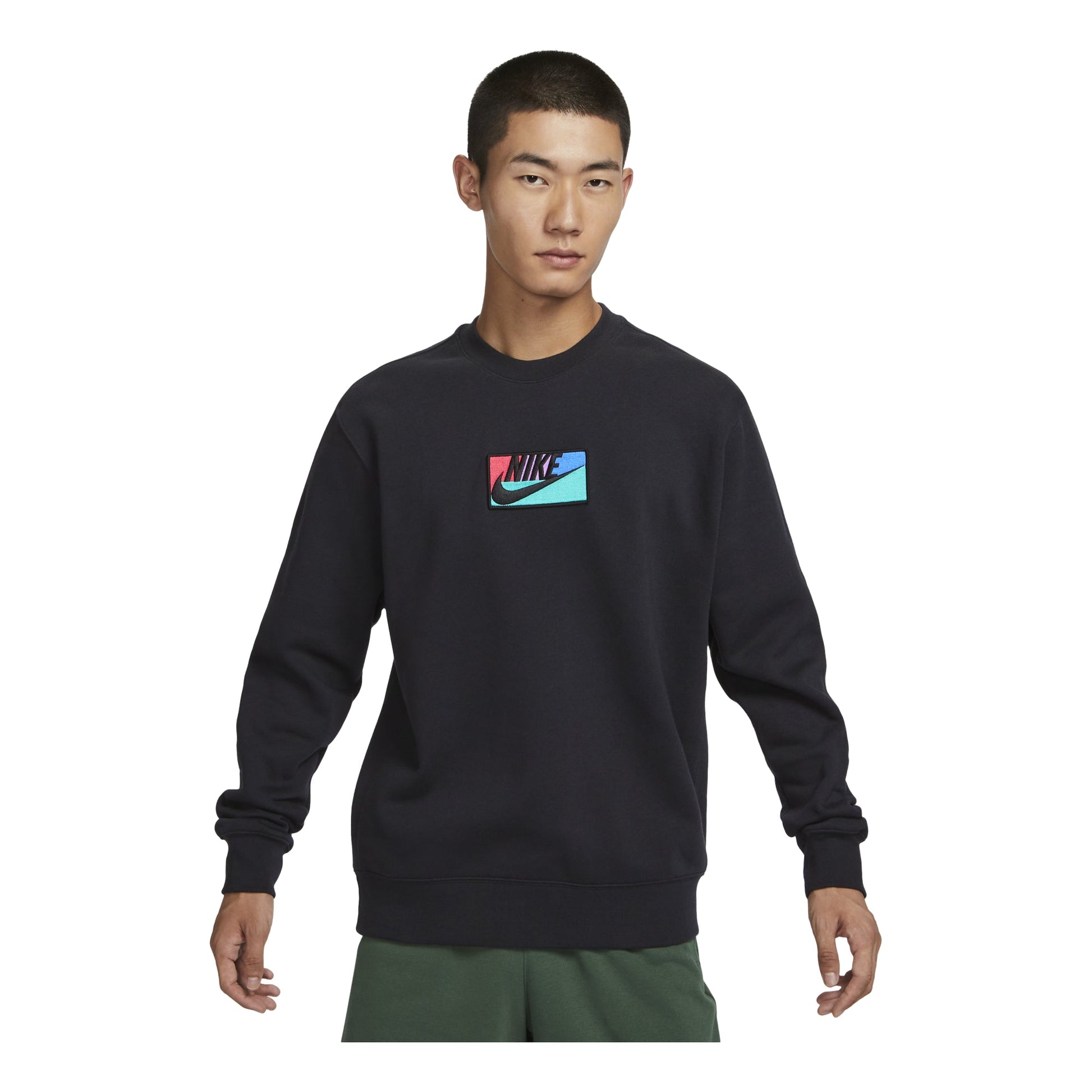Nike Sportswear Club Fleece Crew Sweatshirt 'Black' FB8436-010