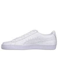 (WMNS) PUMA Basket Ostrich White Sneakers 366727-02