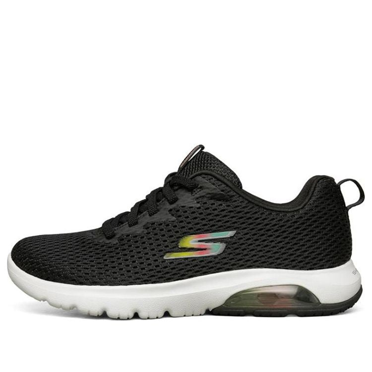 (WMNS) Skechers Go Walk Air Running Shoes Black/White 124074-BKW