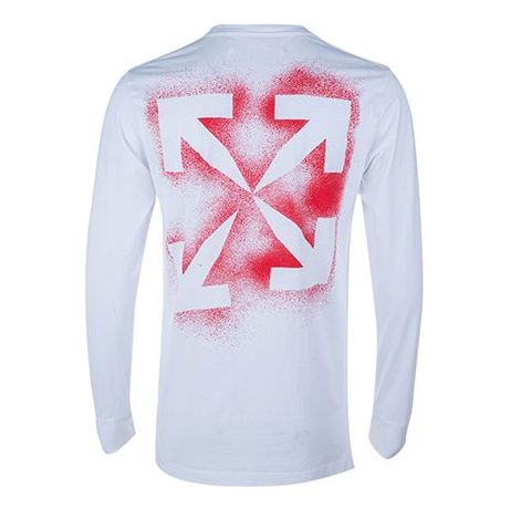 Off-White Fw20 Stencil Slim-Fit Round Neck Sweatshirt OMBA025E20FLE0030125