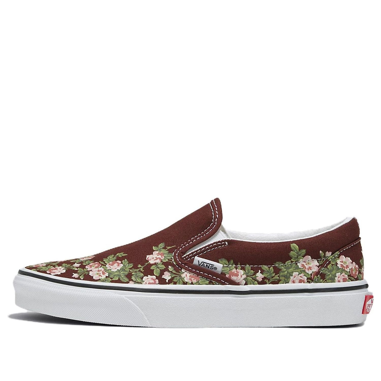 Vans Classic Slip-On Wallflower Floral Shoes 'Bitter Chocolate' VN0009Q77YO