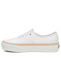 Vans RAINBOW FOXING AUTHENTIC PLATFORM 20 White VN0A3AV8S1T