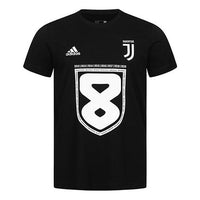 Men's adidas Juventus 8 Short Sleeve Black T-Shirt FT5891
