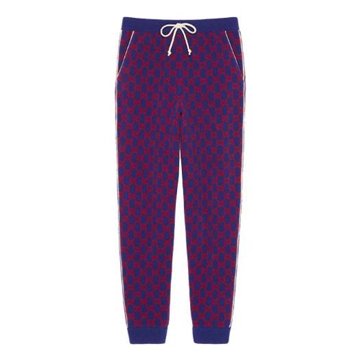 Men's Gucci Wool Casual Sports Pants/Trousers/Joggers Navy Blue 599843-XKA4S-4913