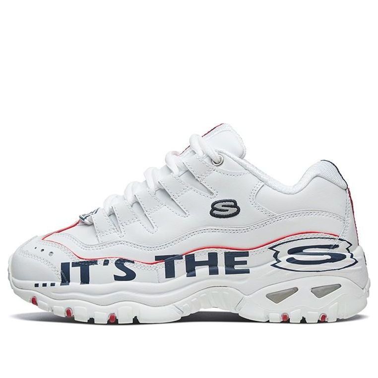 (WMNS) Skechers Energy Running Shoes White/Blue 13407-WNVR