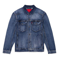 Men's Levis lapel Retro Denim Jacket Denim Blue 67778-0007
