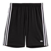 adidas Stripe Micro Mark Casual Straight Shorts Japanese Version Black HC2204