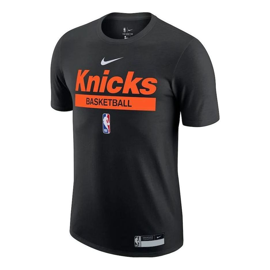 Nike x NBA Knicks On Court 22-23 Dri-FIT T-Shirt 'Black' DR6478-010