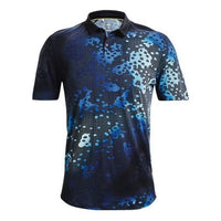 Under Armour Curry Polar Polo Shirt 'Blue Black' 1373679-001