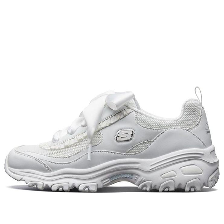 (WMNS)  Skechers D'LITES Sports Casual Shoes 66666193-WHT