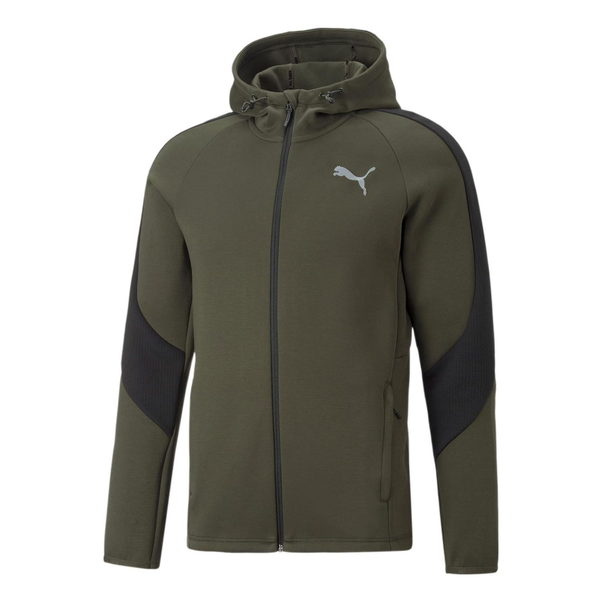 PUMA Evostripe Full Zip Hoodie 'Green' 672386-70