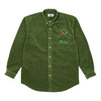 PALACE Toony Embroidered Long Sleeves Shirt Unisex Green P20SHT016