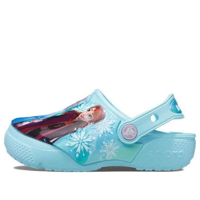 (GS) Crocs Fun Lab Disney Frozen II Clogs 'Sky Blue' 207465-03