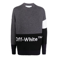 Off-White Color Block Off Crewneck OMHE048C99KNI001070