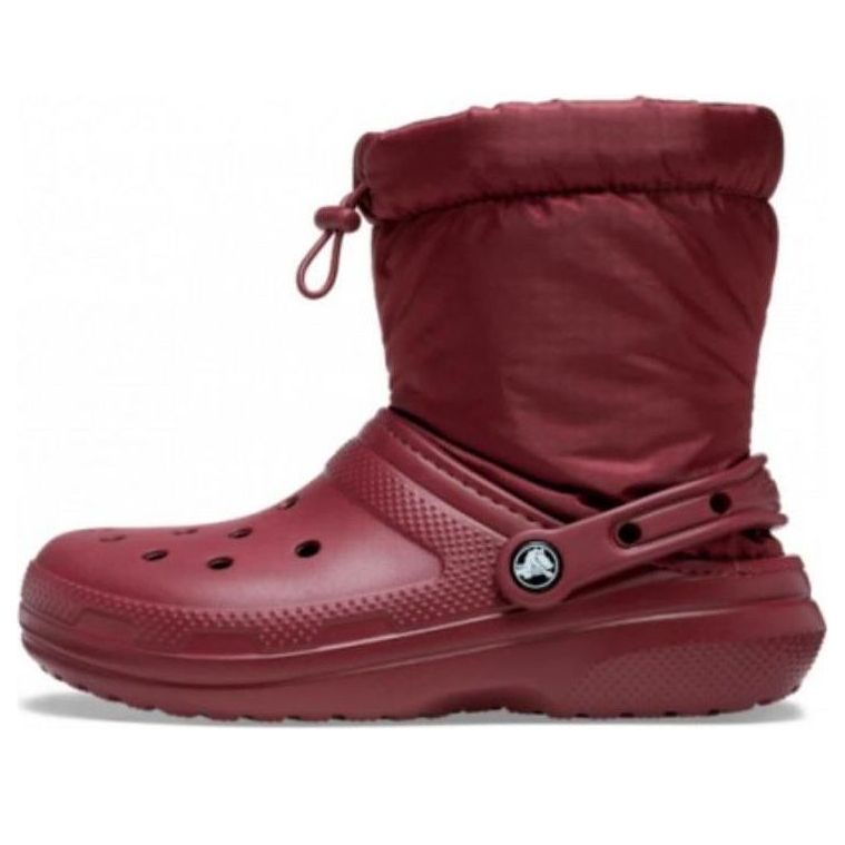 Crocs Classic Lined Neo Puff Boots 'Red' 206630-612
