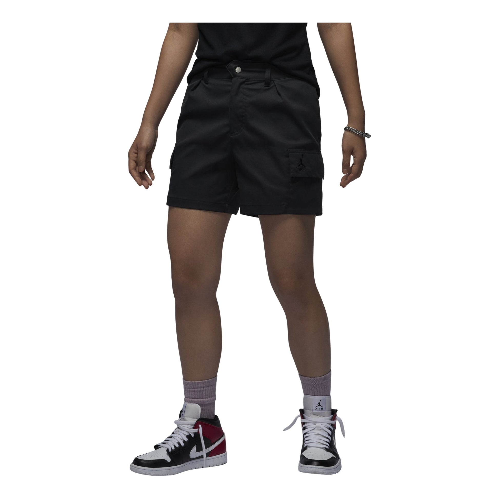 (WMNS) Air Jordan Chicago Shorts Asia Sizing 'Black' FN5682-010