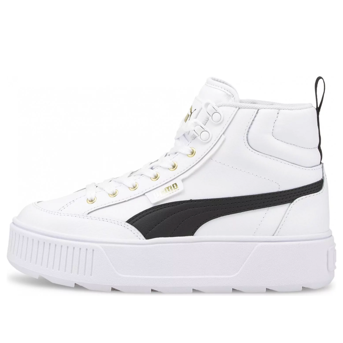 (WMNS) PUMA Karmen Mid 'White Black' 385857-03