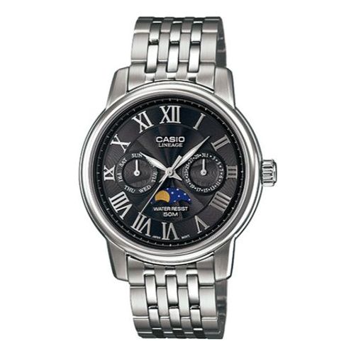 Casio Lineage Analog Watch 'Silver Metallic Black' LIN-303D-1AV